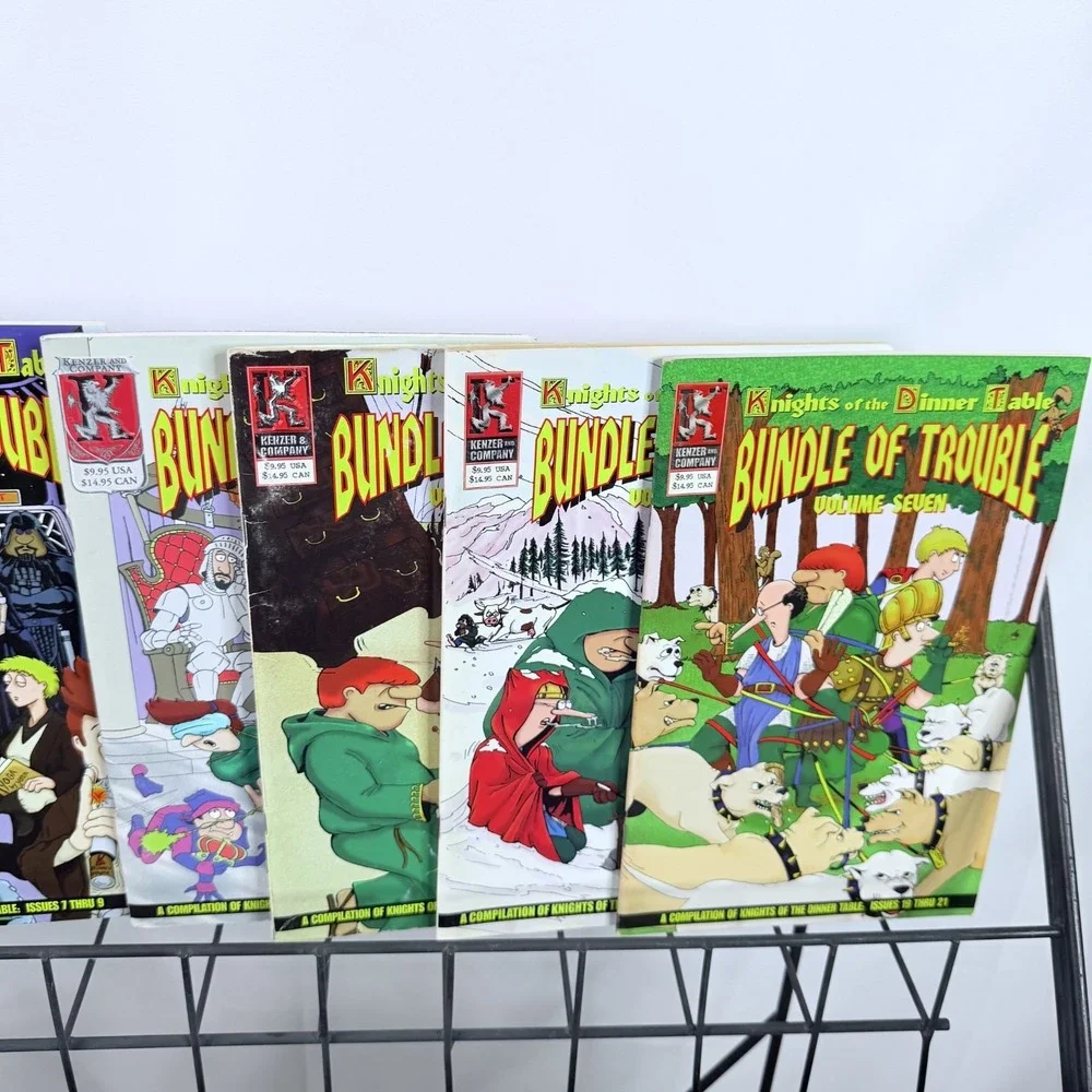 Knights Of The Dinner Table Bundle of Trouble Volume 1-13 lot Kenzer And Company